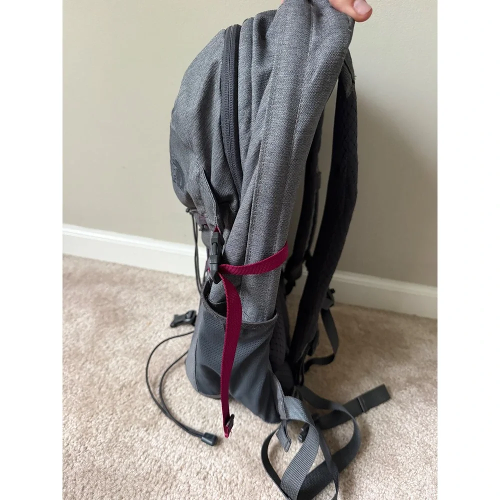 NORTH FACE BACKPACK BOREALIS ZINC GREY HEATHER PLUM